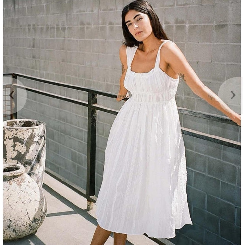 Ciao Lucia white lace cotton Clara dress